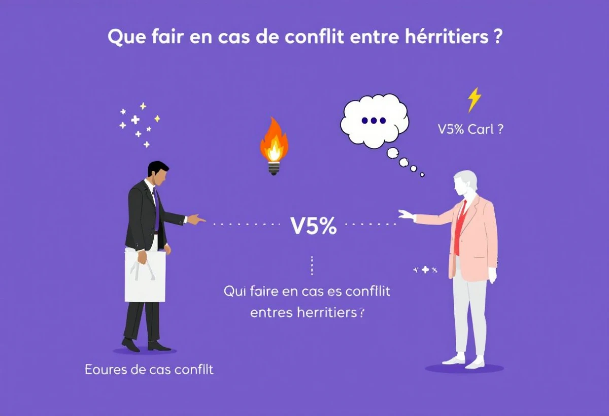 Que faire en cas de conflit entre héritiers ?