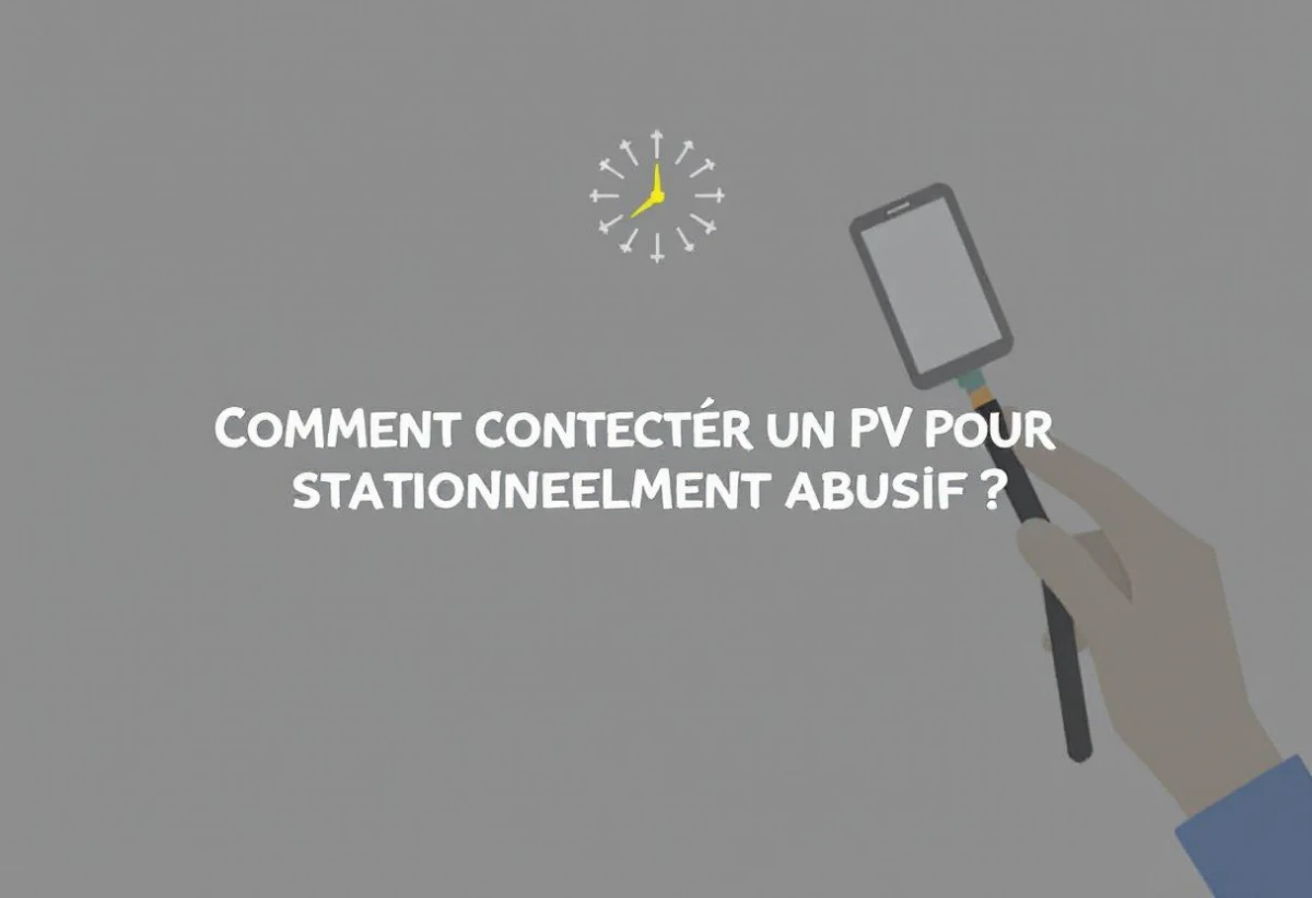 Comment contester un PV pour stationnement abusif ?
