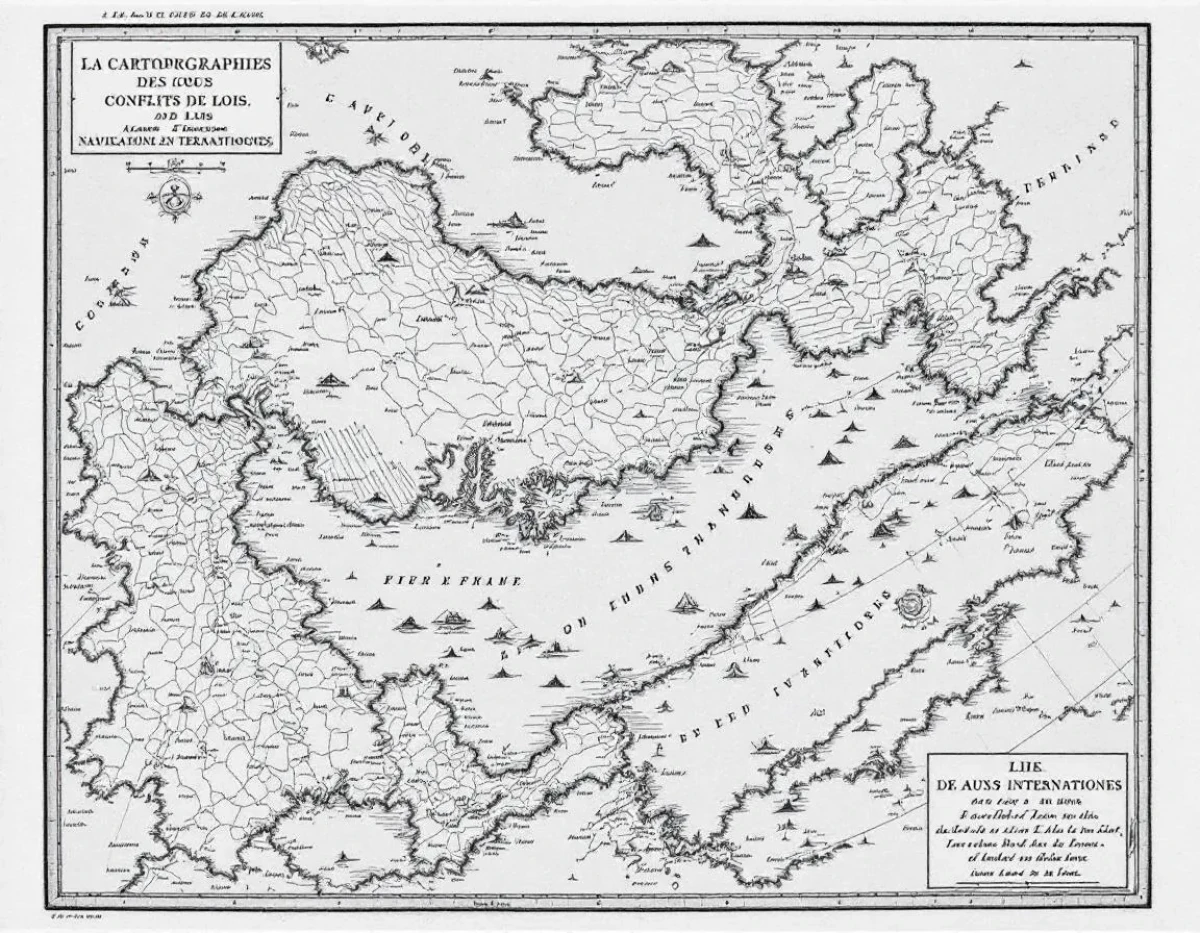 La Cartographie des Conflits de Lois : Navigation en Eaux Internationales