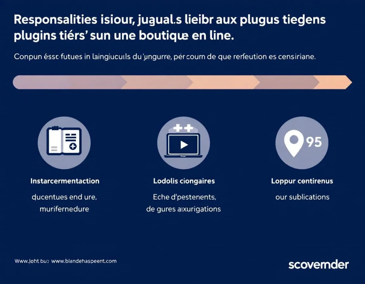 Responsabilités juridiques liées aux plug-ins tiers sur une boutique en ligne